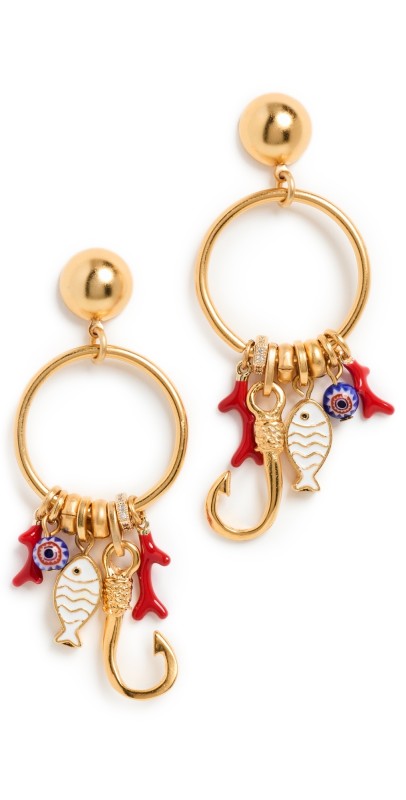 Elizabeth Cole Bingley Earrings Gold