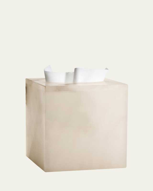 Alisa Alabaster Tissue Cover, Cream