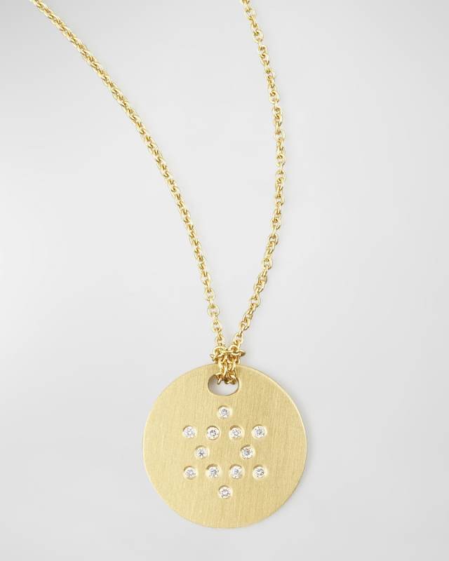 Star of David Medallion Necklace