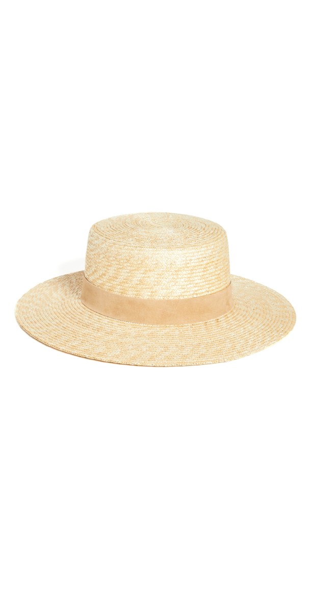 Lack Of Color The Spencer Boater - Suede Natural/Camel
