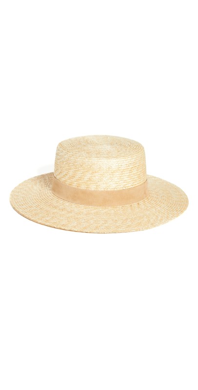 Lack Of Color The Spencer Boater - Suede Natural/Camel