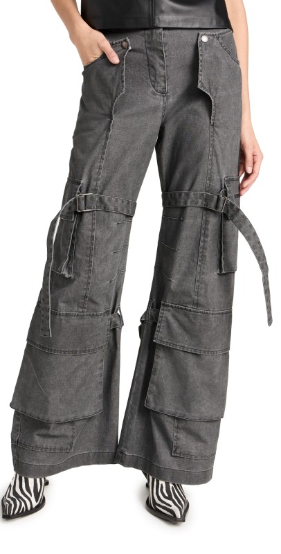 Acne Studios Casual Relaxed Fit Trousers Black