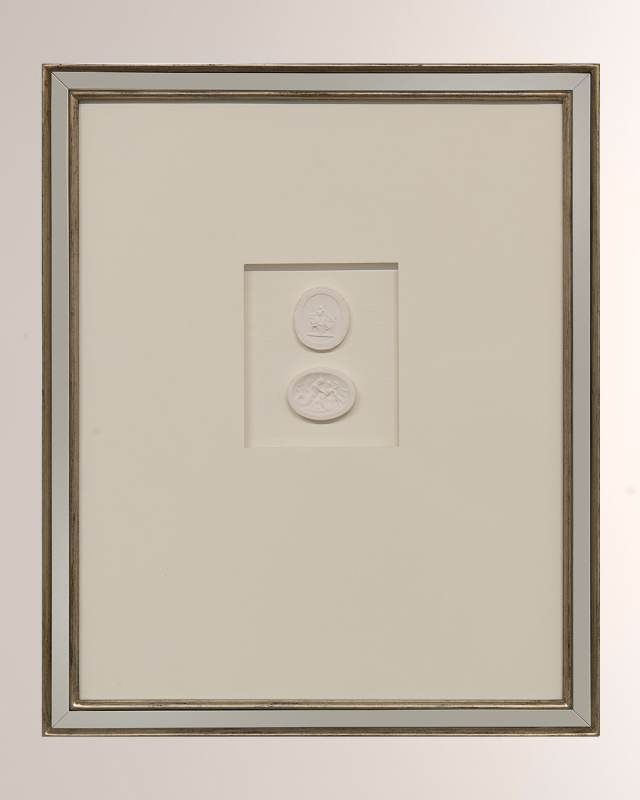 "Intaglio IV" Ivory Wall Decor