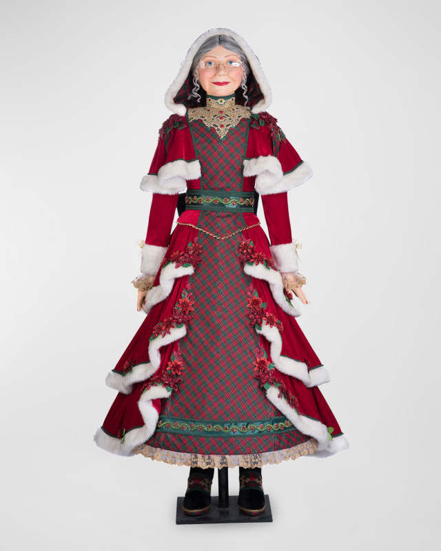 Life-Size Merry Magic Mrs. Claus Doll, 63.5"