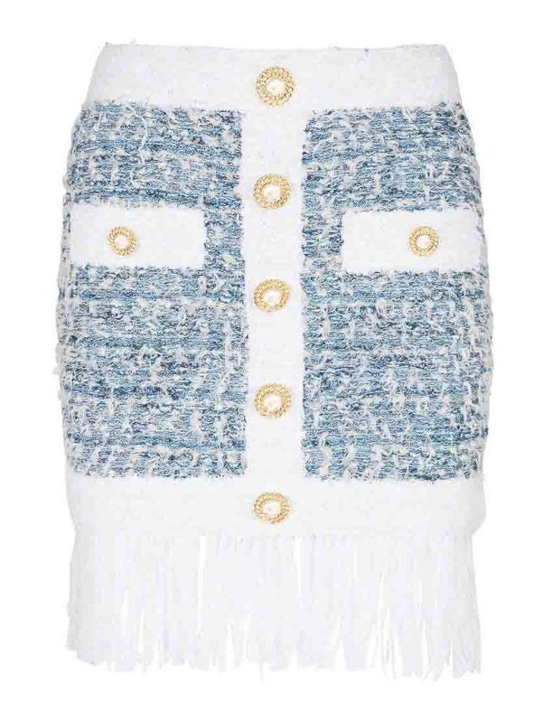 Balmain Mini Jupe - Rose Clair