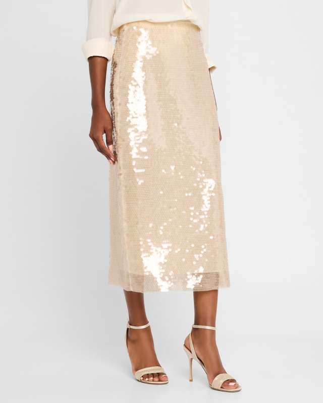 Kiah Sequin Midi Skirt