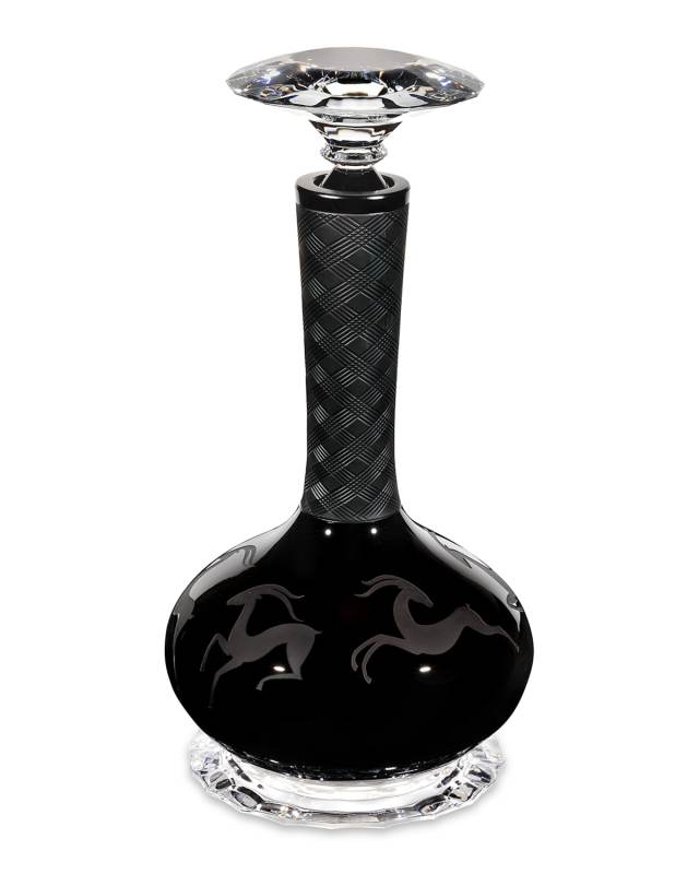 Gazelle Engraved Decanter