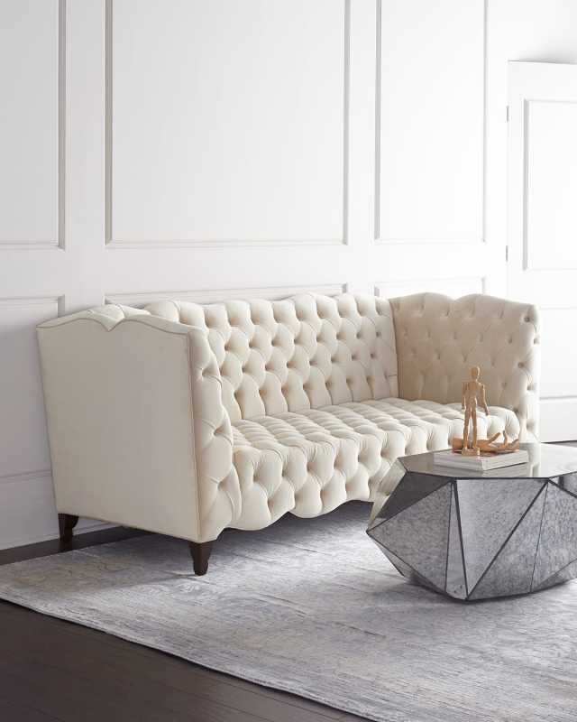 Cassie Tufted Sofa, 92"