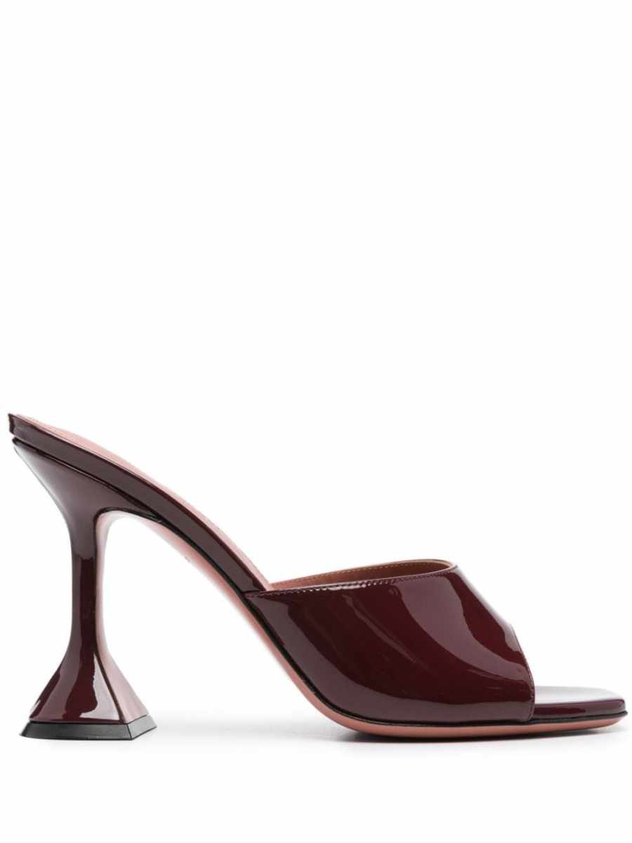 95mm Lupita leather mules