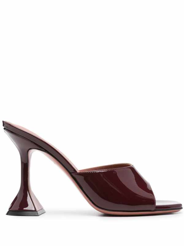 95mm Lupita leather mules