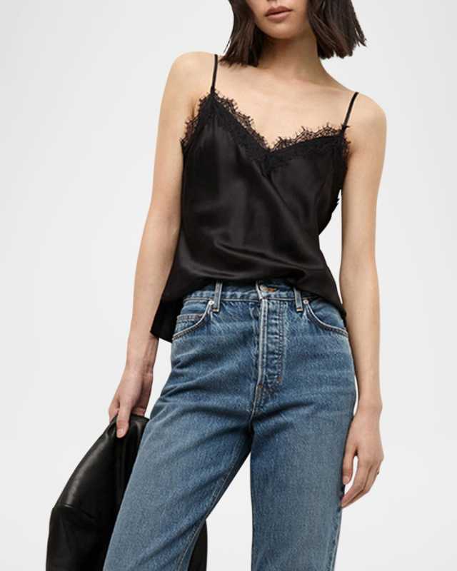 Ciarlo Stretch-Silk Top