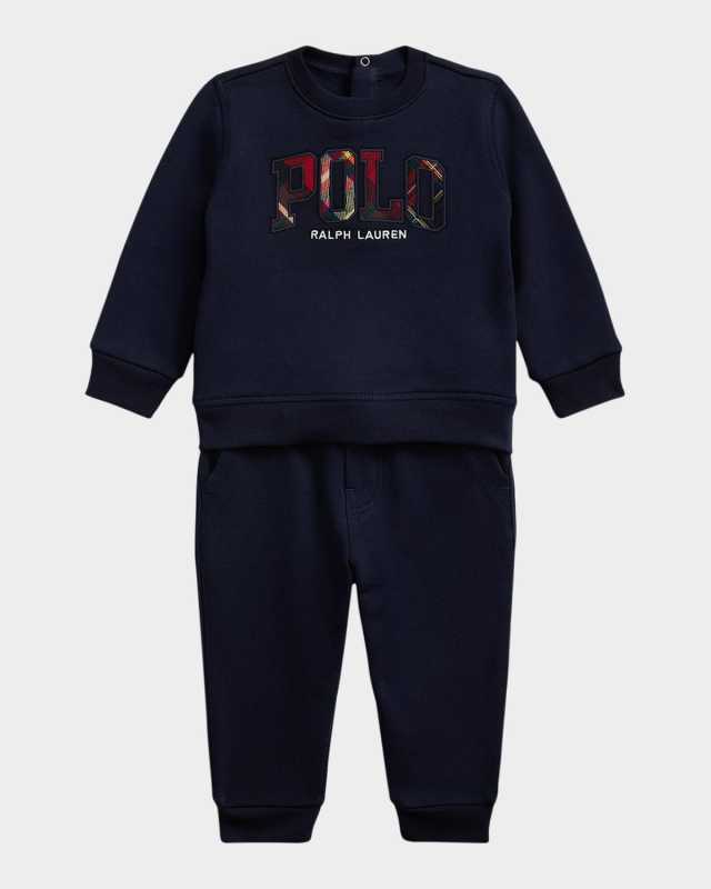 Boy's Seasonal Fleece Sweatshirt & Jogger Pants Set, Size 3M-24