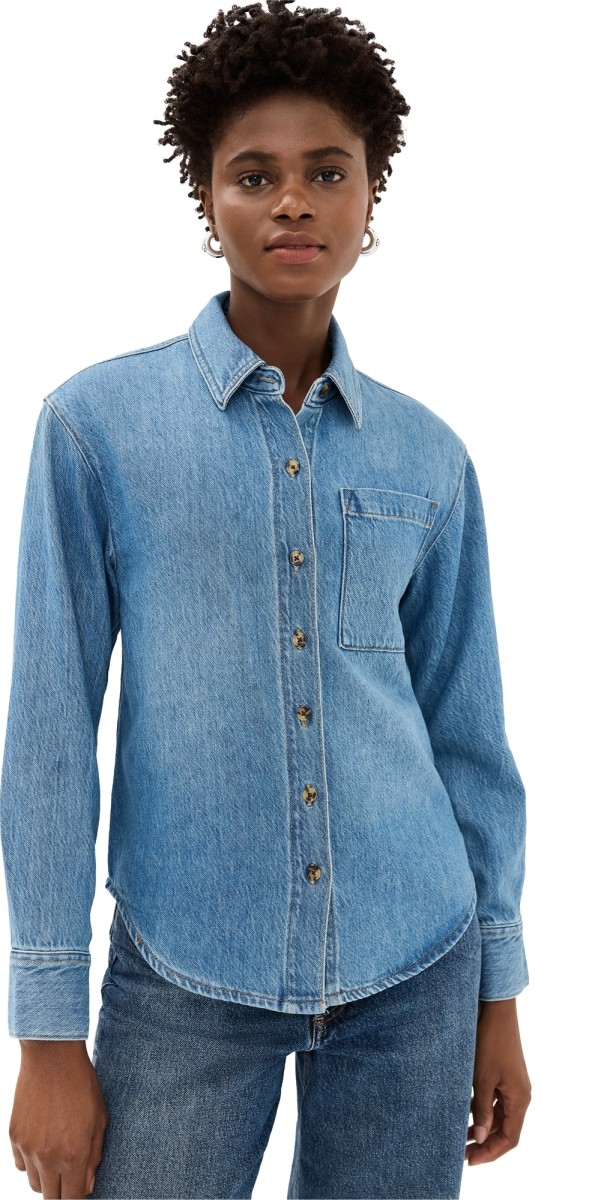 Joe's Jeans The Classic Denim Shirt Cloud Nine