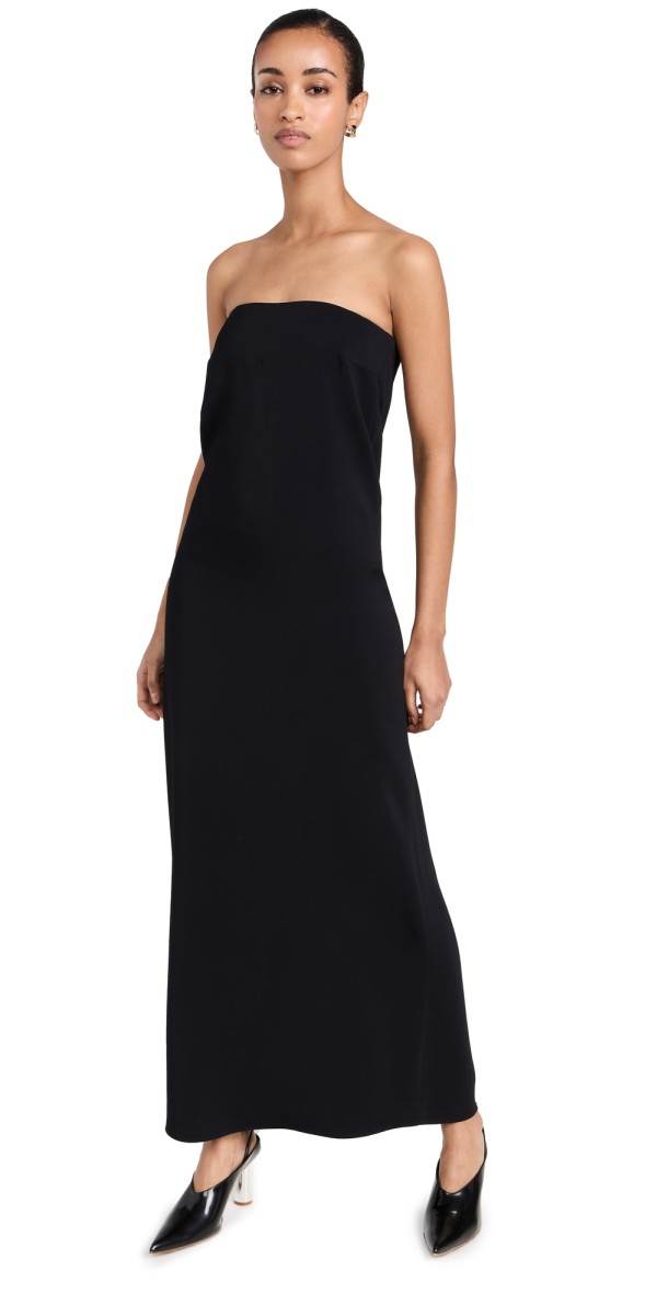 CO Strapless Dress Black