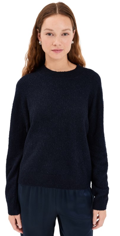 TWP Nubby Cashmere Boy Crew Midnight