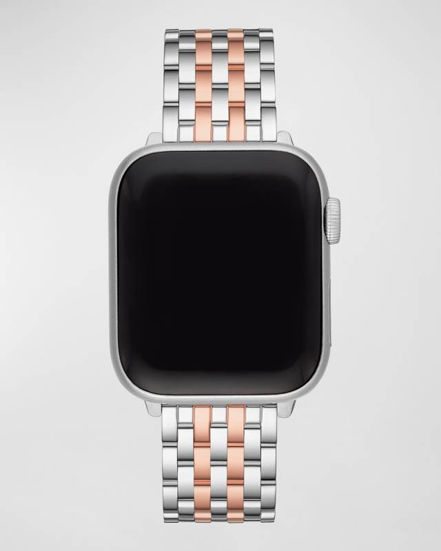 7-Link Stainless Steel Bracelet for Apple Watch, Rose Gold