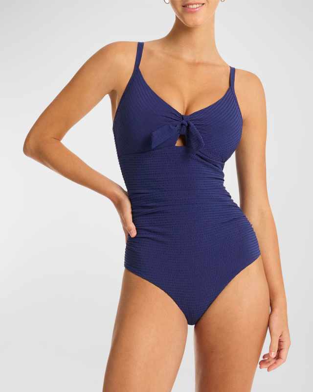 Messina Tie One-Piece Swimsuit (DD/E Cup)