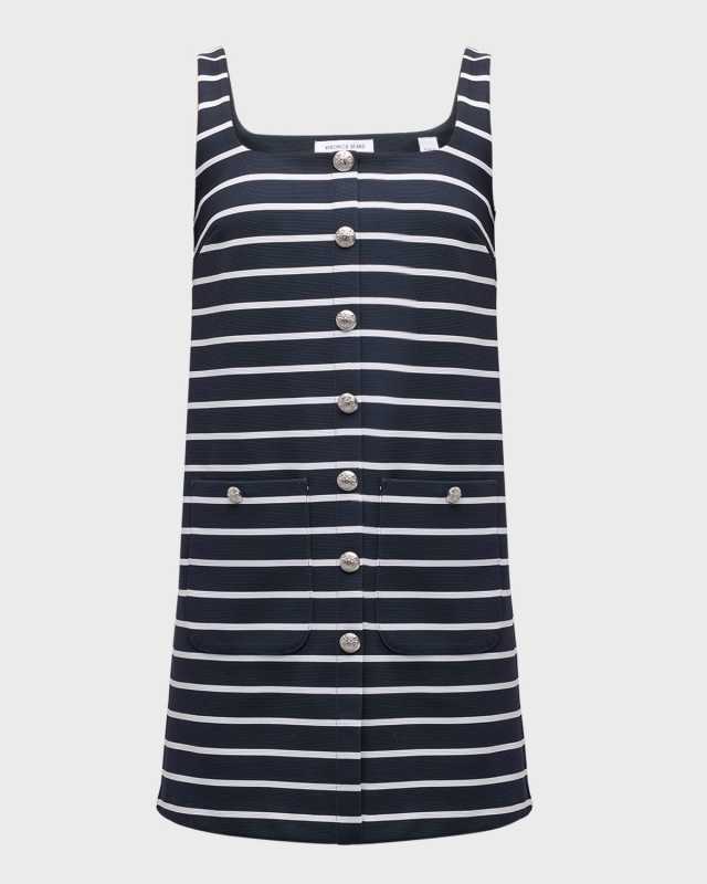 Tibbie Stripe Mini Shift Dress