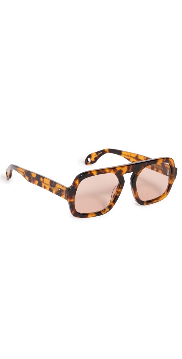 Elisa Johnson Jane Sunglasses Brown Tortois