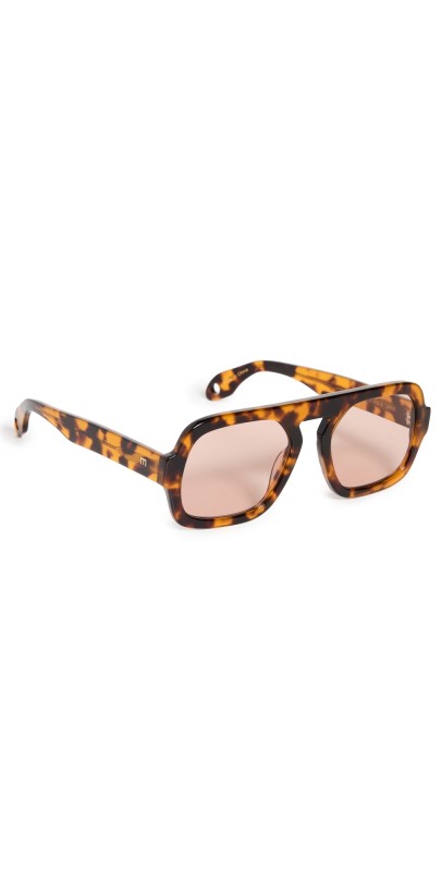 Elisa Johnson Jane Sunglasses Brown Tortois