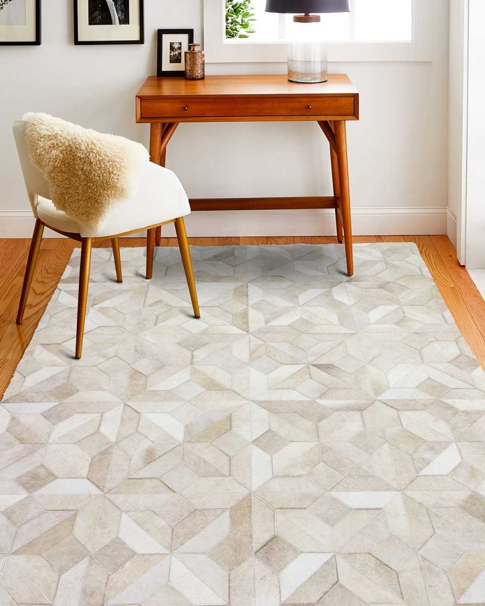 Hofstad Hair on Hide Rug, 4' x 6'