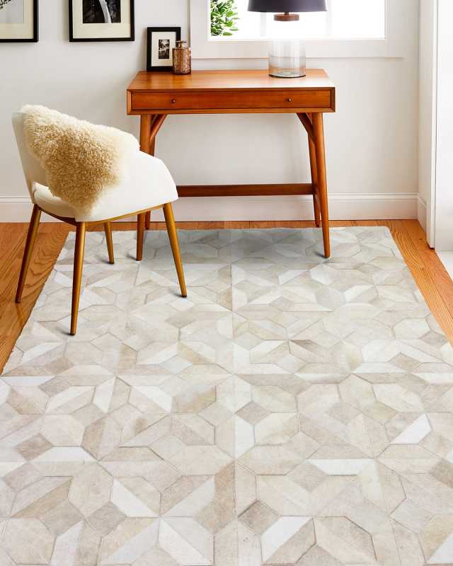 Hofstad Hair on Hide Rug, 4' x 6'