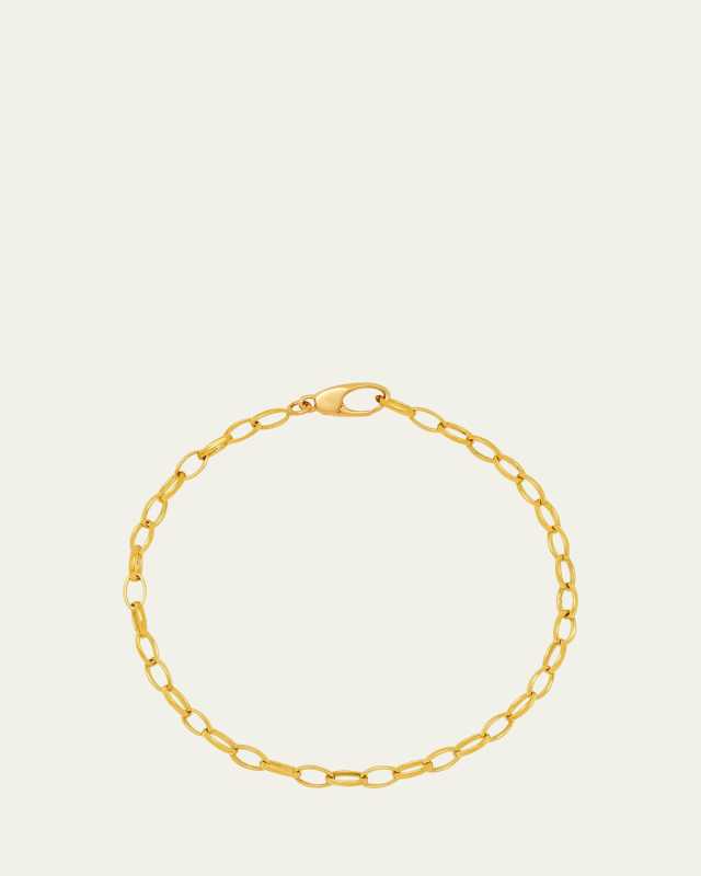 18K Small Edith Link Bracelet