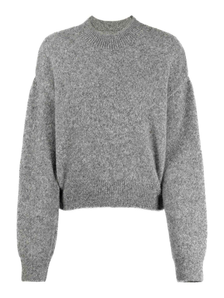 Jacquemus Pull Col Rond - Gris