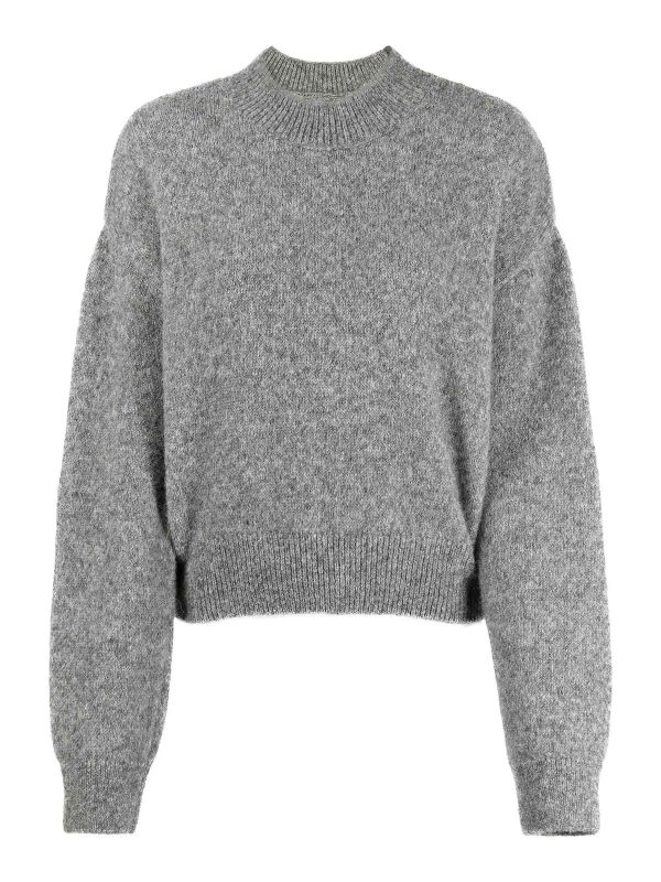 Jacquemus Pull Col Rond - Gris