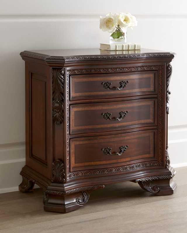 Old World Bedside Chest