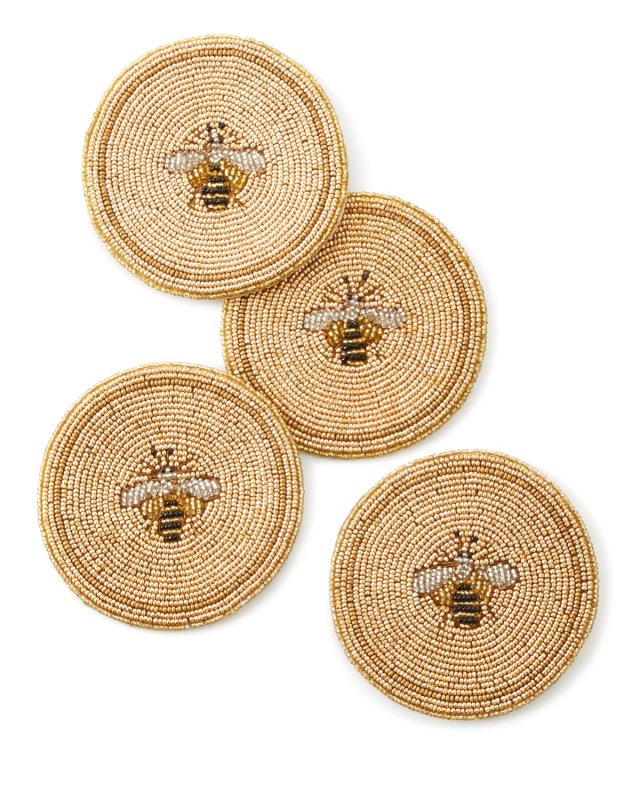 Bee Coasters, Set of 4
