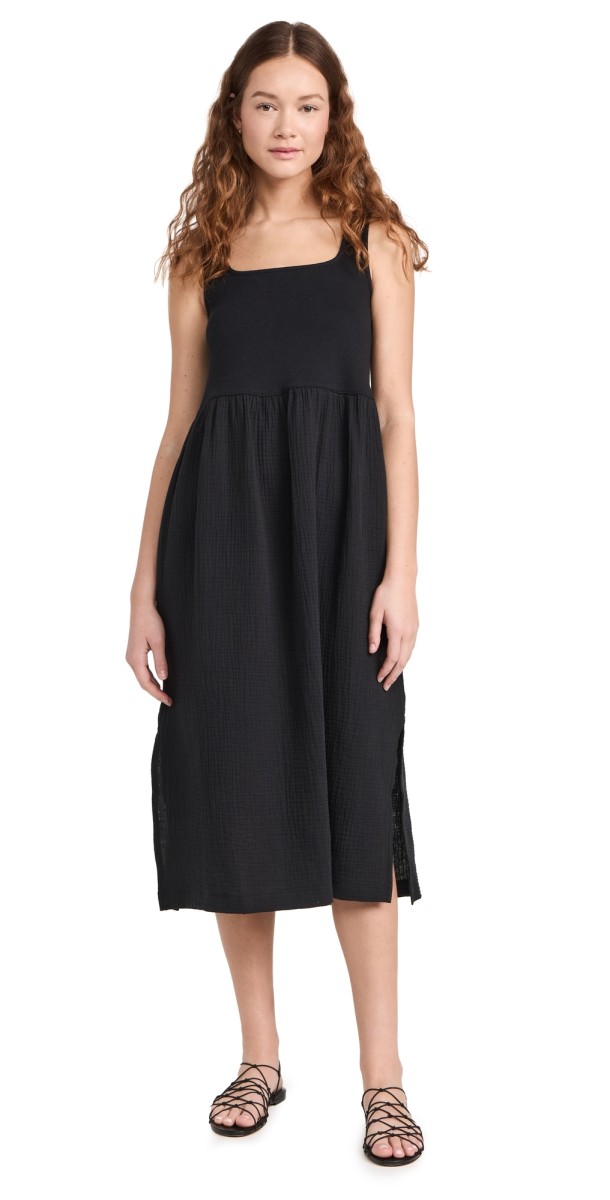 Madewell Knit Tankidi Dress True Black