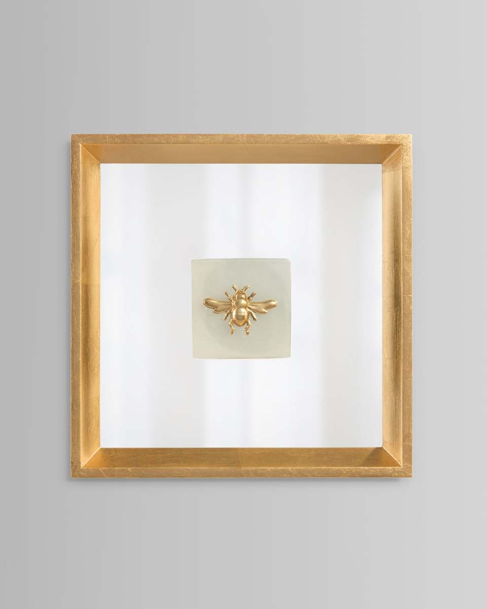 "Bee On Alabaster I" Wall Art