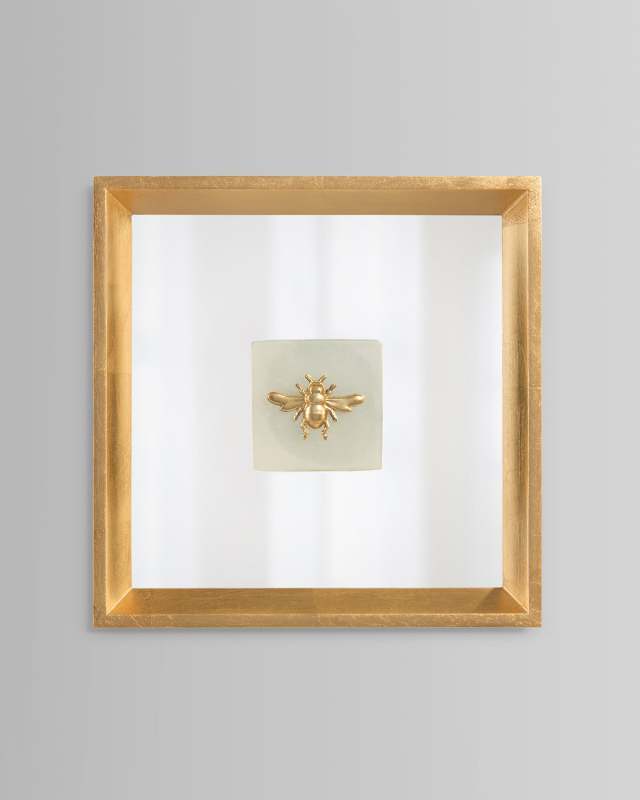 "Bee On Alabaster I" Wall Art