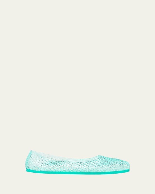 Iro Transparent Jelly Ballerina Flats