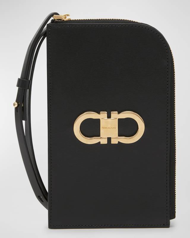Double Gancio Slim Zip Pouch Bag