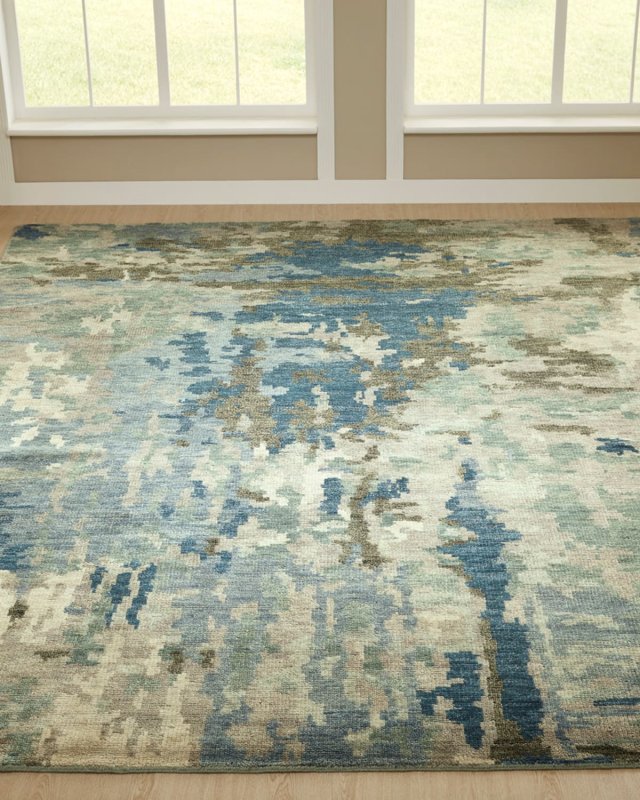 Lambeth Hand-Knotted Rug, 4' x 6'