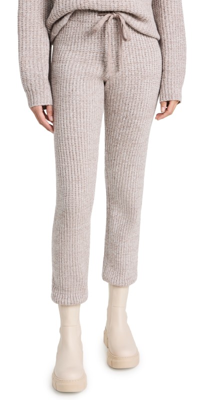 MONROW Wool Cashpace Dye Vintageweat Pants Oatmeal