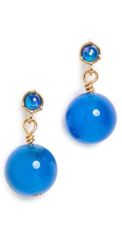 Anni Lu Ball Earrings Pacific Blu