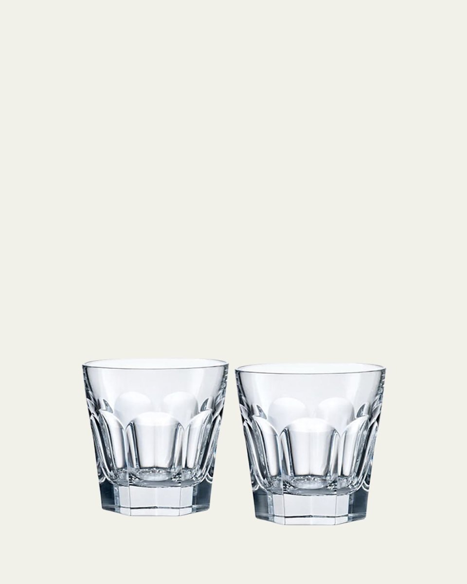 Harcourt Old Fashion Crystal Glasses, Set of 2