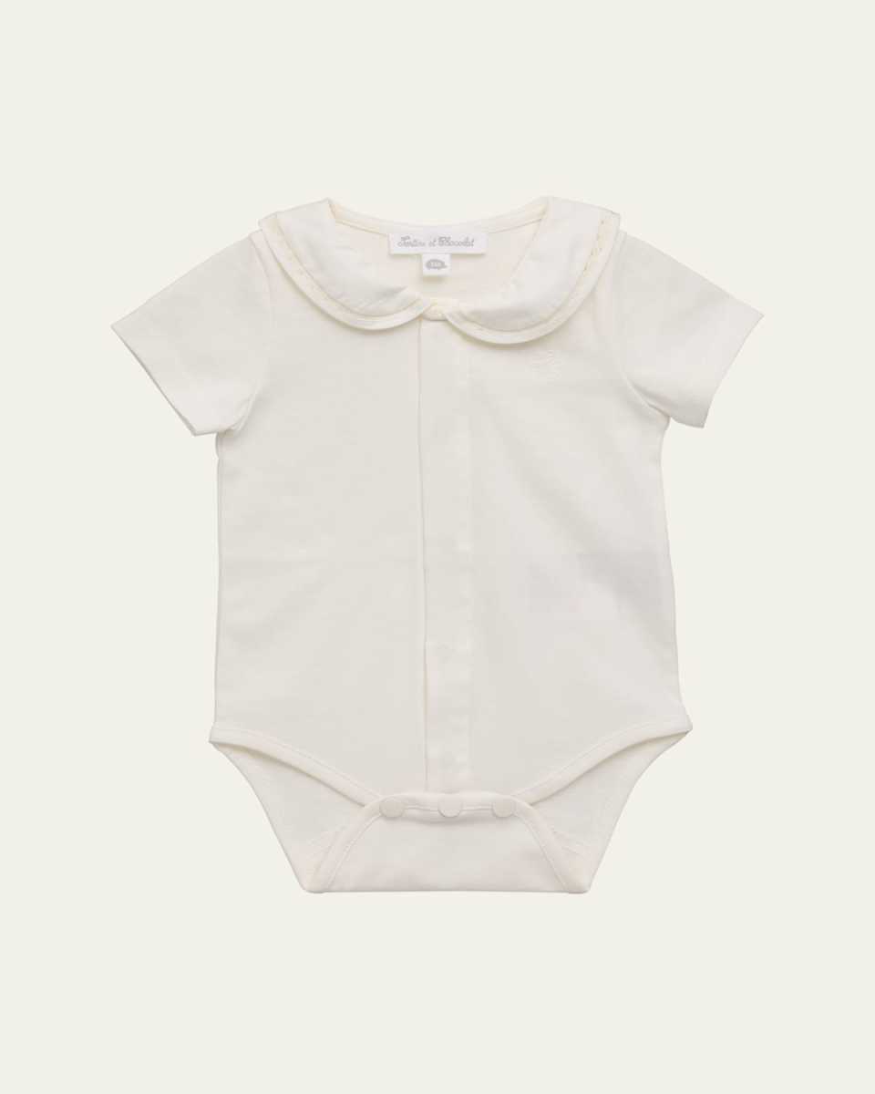 Boy's Collared Bodysuit, Size 3M-
