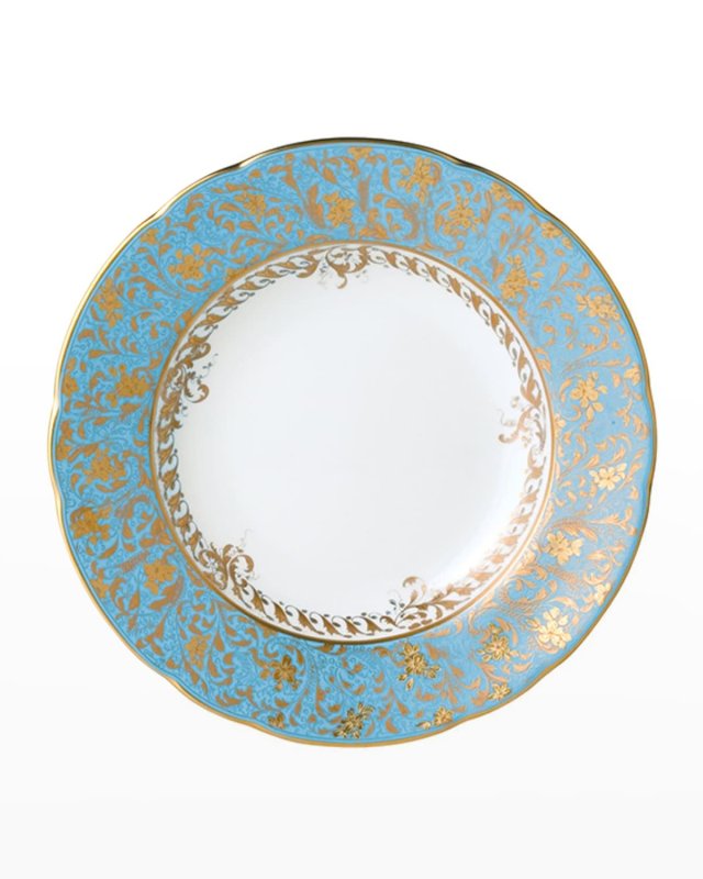 Turquoise Rim Eden Soup Bowl