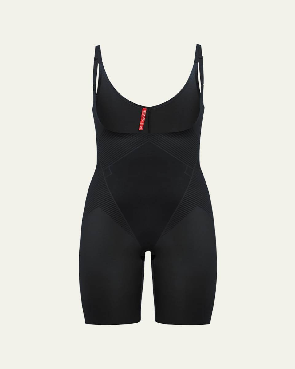 SPANXshape Invisible Open-Bust Mid-Thigh Bodysuit