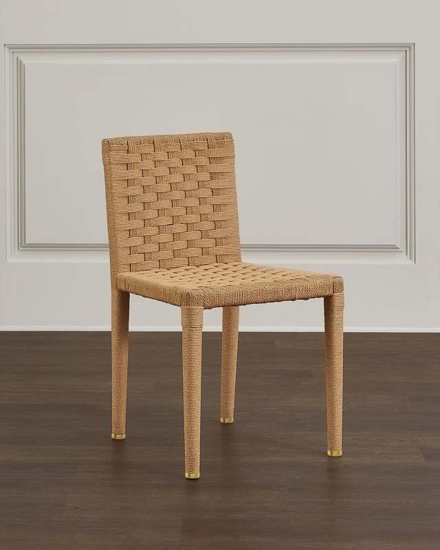Roberta Basketweave Side Chair