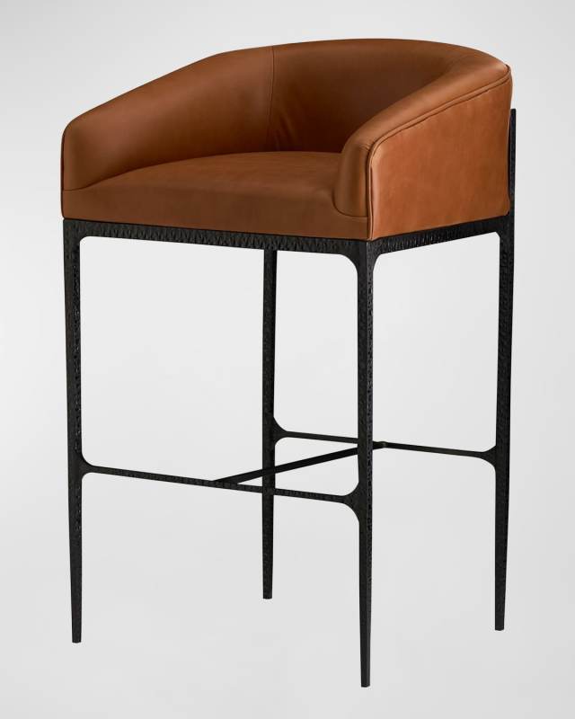 Osbourne Leather 32" Bar Stool