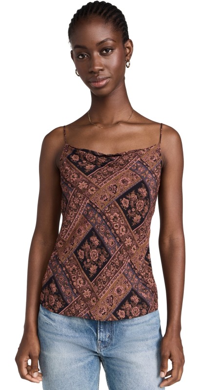 PAIGE Giovanna Cami Black Multi