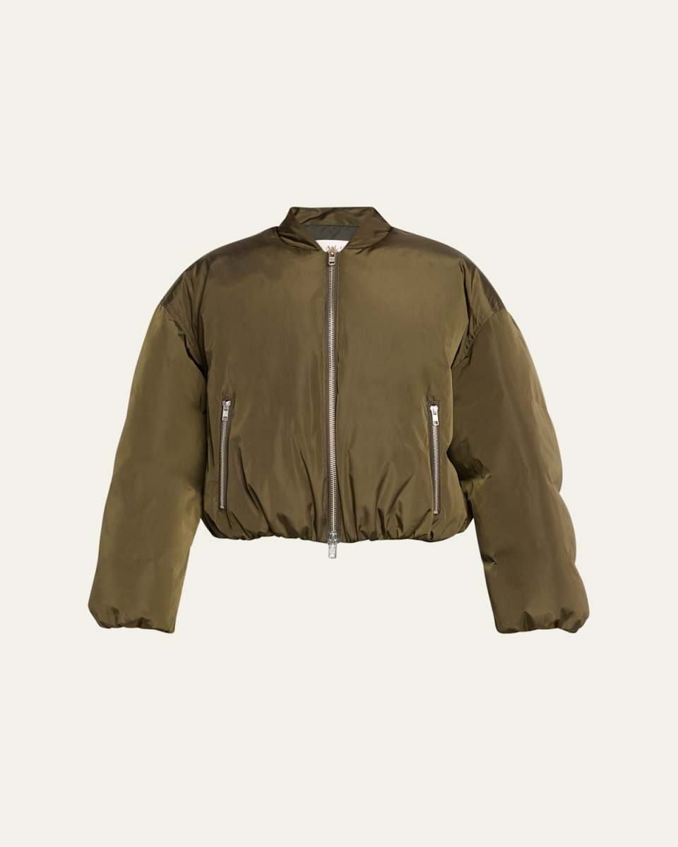 Zane Nylon Bomber Jacket