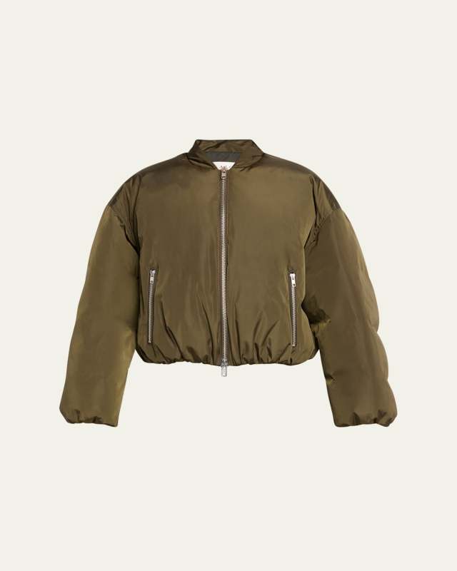 Zane Nylon Bomber Jacket