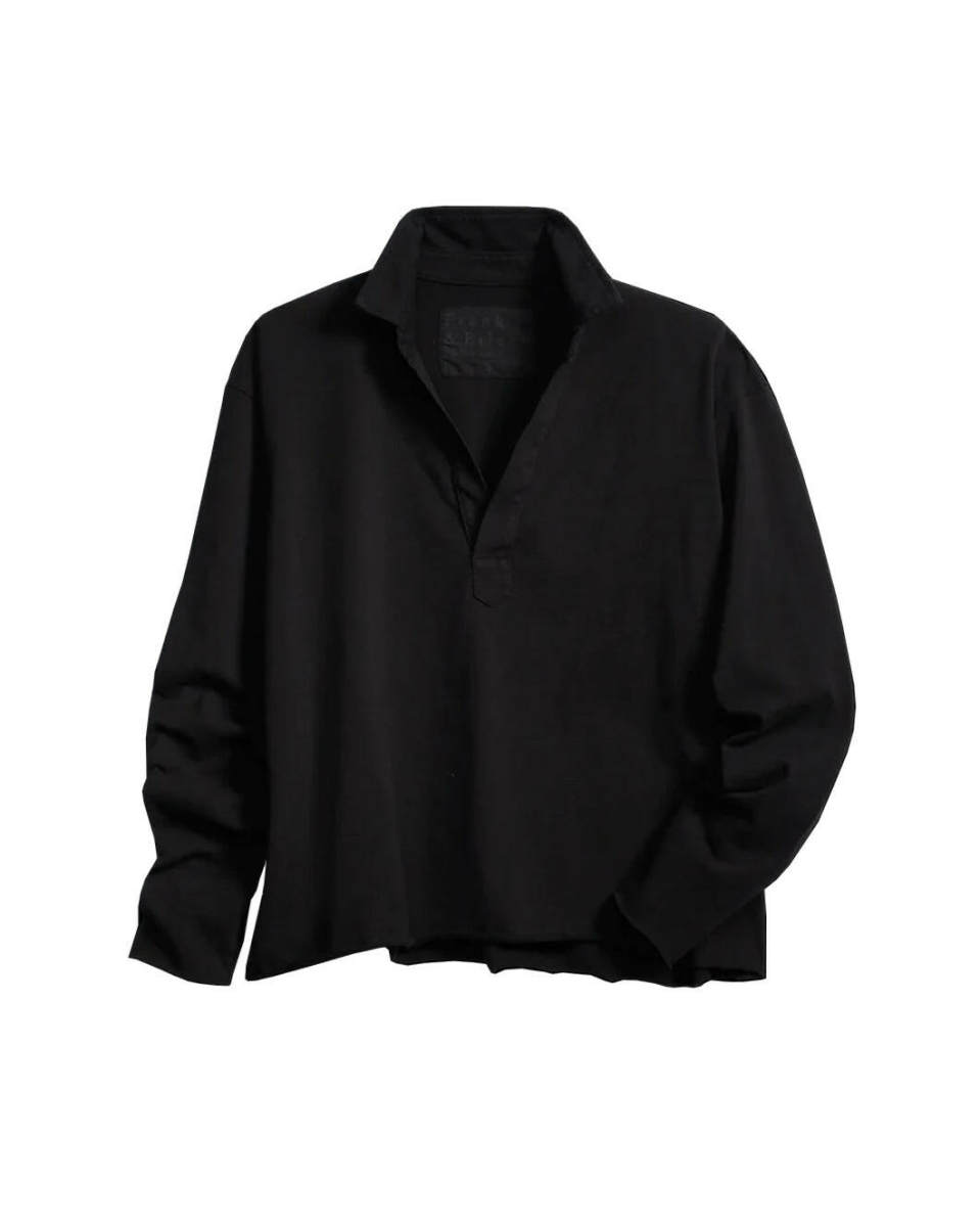 Black Patrick Popover Henley