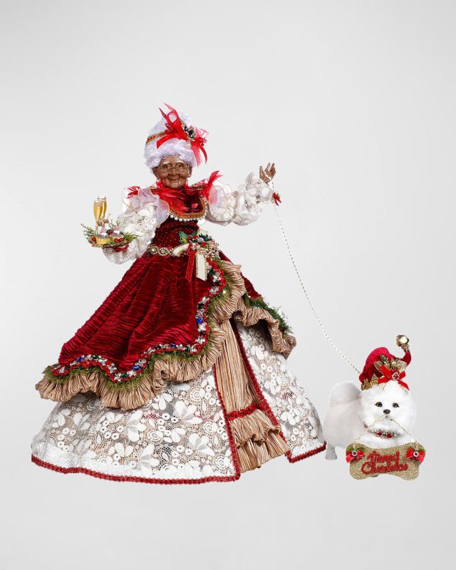 Black Mrs. Claus Christmas Party, 23"